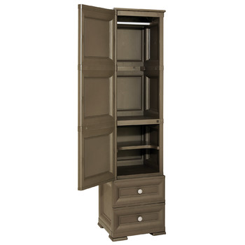 OMNIMODUS WARDROBE WITH 1 HANGING SPACE AND 1 INTERMEDIATE SHELF 2 SMALL DRAWERS 